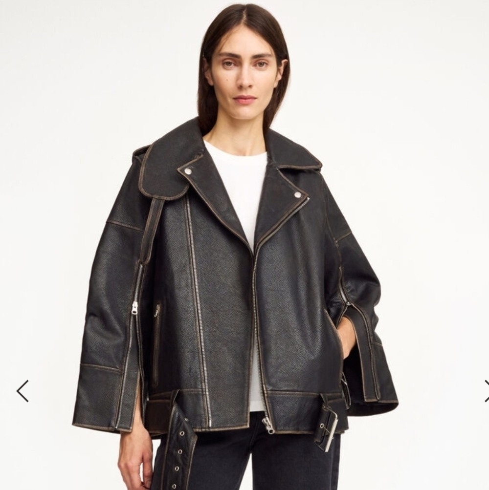 NWOT. Malene Birger Beatrisse Leather Jacket